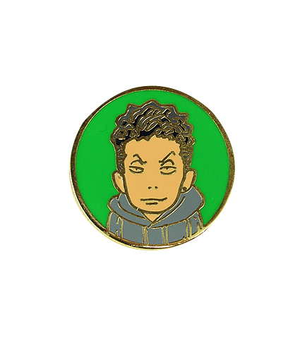 INOUE TAKEHIKO SLAMDUNK ピンバッヂ　流川楓