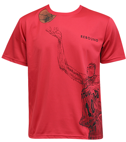 INOUE TAKEHIKO SLAMDUNK 花道Rebound Tee 赤