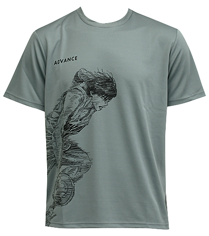 INOUE TAKEHIKO SLAMDUNK 流川Advance Tee グレー