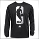 adidas NBA Logo L/S�@��/��/�O���[