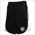 UNK Cut'n Sew Textured Poly Shorts�@�u���b�N�����E�l�b�c