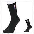 NBA Logoman Long Crew Socks　黒