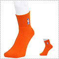 NBA Logoman Short Crew Socks　オレンジ