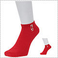 NBA Logoman No Show Socks　赤