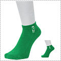 NBA Logoman No Show Socks　緑