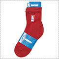 NBA Logoman Socks 2Pack　マルーン