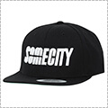 Ballaholic SOMECITY Logo Snapback Cap　黒/白