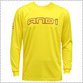 AND1 Grab A Rim3 L/S Tee　黄/赤