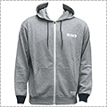 AKTR Simply Sweat Zip Parka　グレー/ネイビー