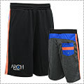 Arch Heather Block Shorts　黒