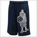 AND1 Checkball Mesh Short　紺