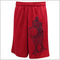 AND1 Checkball Mesh Short　赤