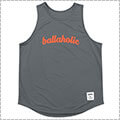 Ballaholic Logo Tanktop　チャコールグレー/オレンジ