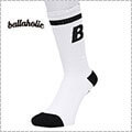 Ballaholic B Socks　白/黒