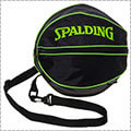 SPALDING Ball Bag　黒/ライムグリーン