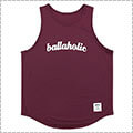 Ballaholic Logo Tanktop　クリムゾン/白