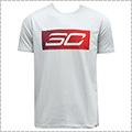 UNDER ARMOUR SC30 Logo Tee　グレー/赤