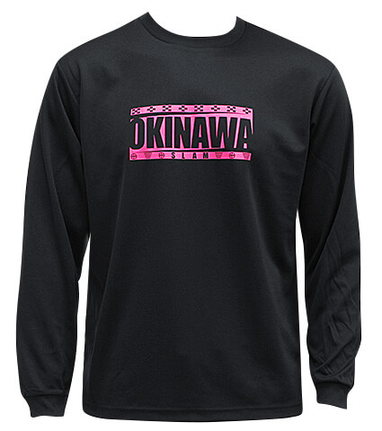SLAM Okinawa Minsa L/S 黒/ピンク