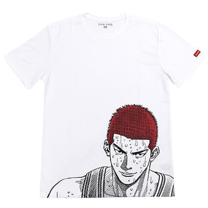 INOUE TAKEHIKO SLAMDUNK 花道 Sports Tee　白