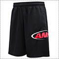 AND1 BG Hook Logo Short　黒/赤