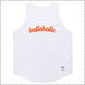 Ballaholic Logo Tanktop　白/オレンジ