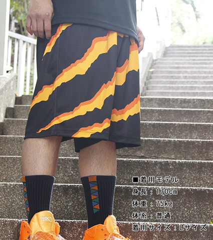 Ballist Claw Shorts　黒/オレンジ
