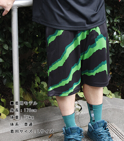 Ballist Claw Shorts　黒/グリーン