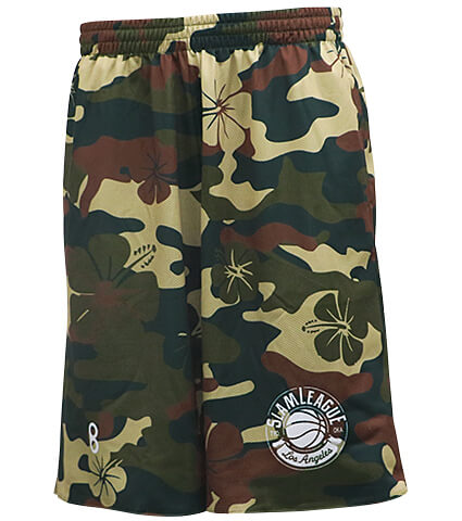 Ballist Hibis Camo RV Shorts　ミリタリー/黒
