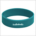 Ballaholic Logo Wide Rubberband　ティールブルー
