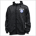 UNK Black Poly Space Dye Poly Full Zip Hoodie　76ers