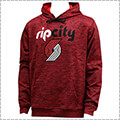 UNK NBA Tc Poly Space Dye Pullover Hoodie　赤/ブレイザーズ