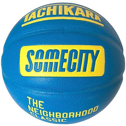 TACHIKARA SOMECITY Official Game Ball　青/黄