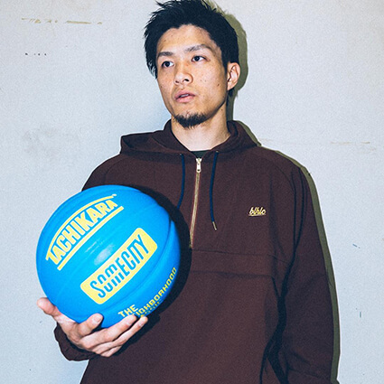TACHIKARA SOMECITY Official Game Ball　青/黄