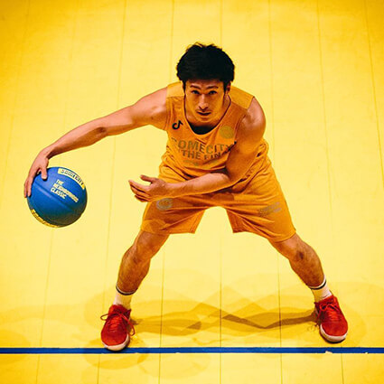 TACHIKARA SOMECITY Official Game Ball　青/黄