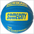 TACHIKARA SOMECITY Official Game Ball　青/黄