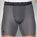 UNDER ARMOUR HG Armour 2.0 Comp Short　カーボンヘザー/黒