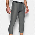 UNDER ARMOUR HG Armour 2.0 3/4 Legging　カーボンヘザー/黒