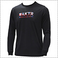 AKTR Extreme Logo L/S Sports Tee　黒