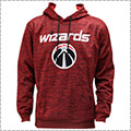 NBA Tc Poly Space Dye Pullover Hoodie　赤/ウィザーズ