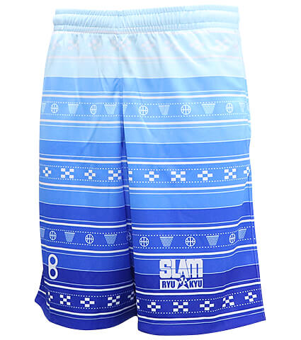 SLAM Okinawa Minsa Shorts　ブルー