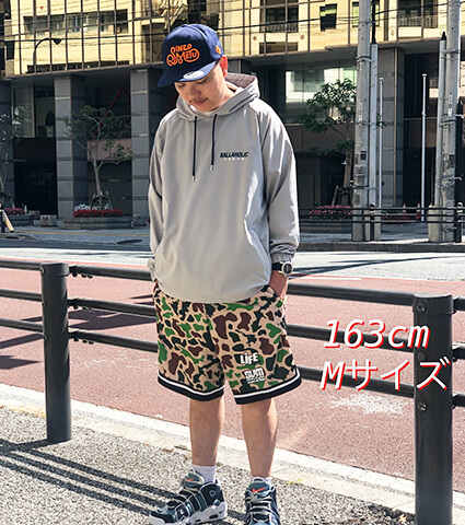 LIFE × SLAM Island Camo Game Shorts　ベージュカモ