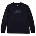 AKTR B.ball Texture Camo Logo L/S Tee　黒