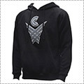 CROSSOVER CULTURE Varsity Pullover Hoodie　黒