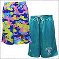 SLAM Okinawa Hibis Camo RV Shorts　紺/パステル
