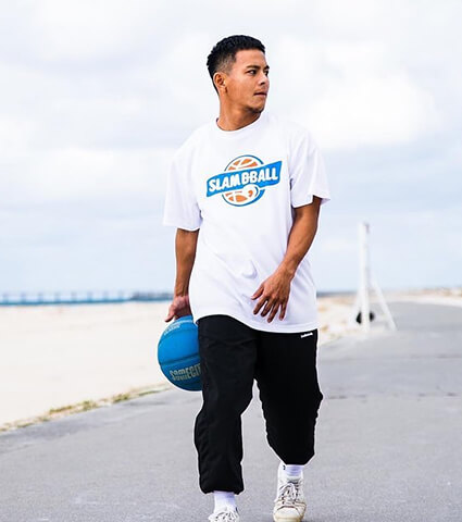 SLAM Okinawa BBall Tee　白