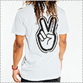 Deuce Outline Tee　白/黒