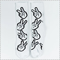 Deuce Peace Crew Socks　白