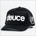Deuce Trucker Hat　黒/白