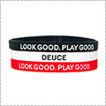 Deuce Skinnies Wristbands 3個セット　赤+白+黒