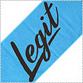 LEGIT Face Towel　サックス/ブラウン